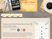 Tablet Screenshot of crossbowfilms.net